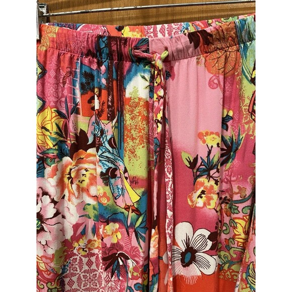 Natori Women’s PJ Set  Sz L Stunning Asian Floral Light  Loose Fit Pajama - Picture 5 of 15